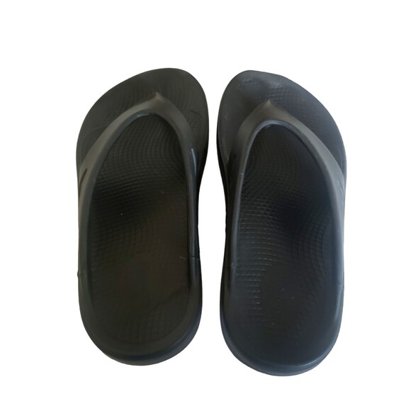 OOFOS Ooriginal Black Recovery Thong Flip Flop Sandals Slide Men's Size 9 - Picture 8 of 11